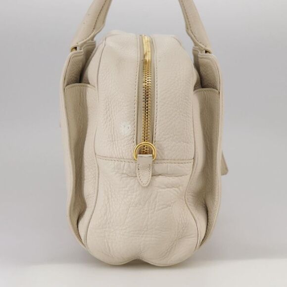 Prada Vitello Beige Leather Handbag (Pre-Owned) - Picture 4 of 16